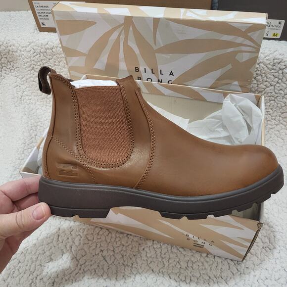 NEW Billabong Women's Tahoe Chelsea Boot Cognac women's boots size 7.5 - Picture 1 of 7